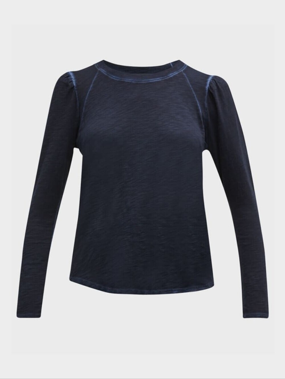 Veronica Beard Mason Long Sleeve Baseball Tee - Picture 2 of 8